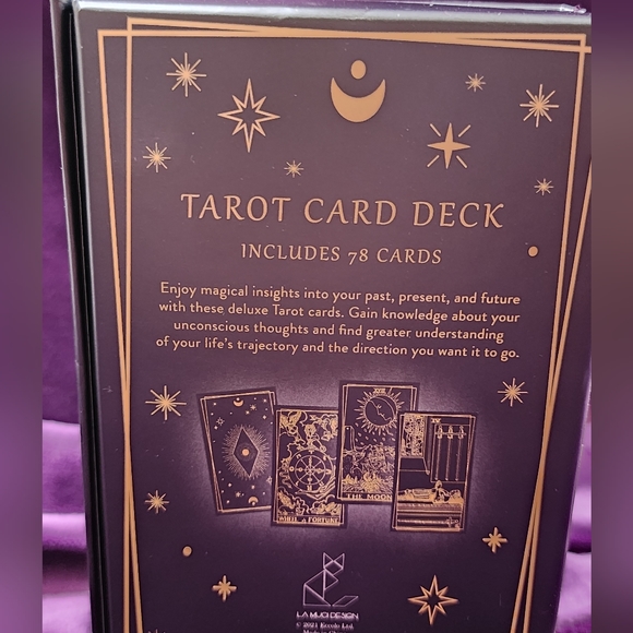 Deluxe Black & Gold Tarot Card Set and Booklet 78 Cards - Picture 13 of 13